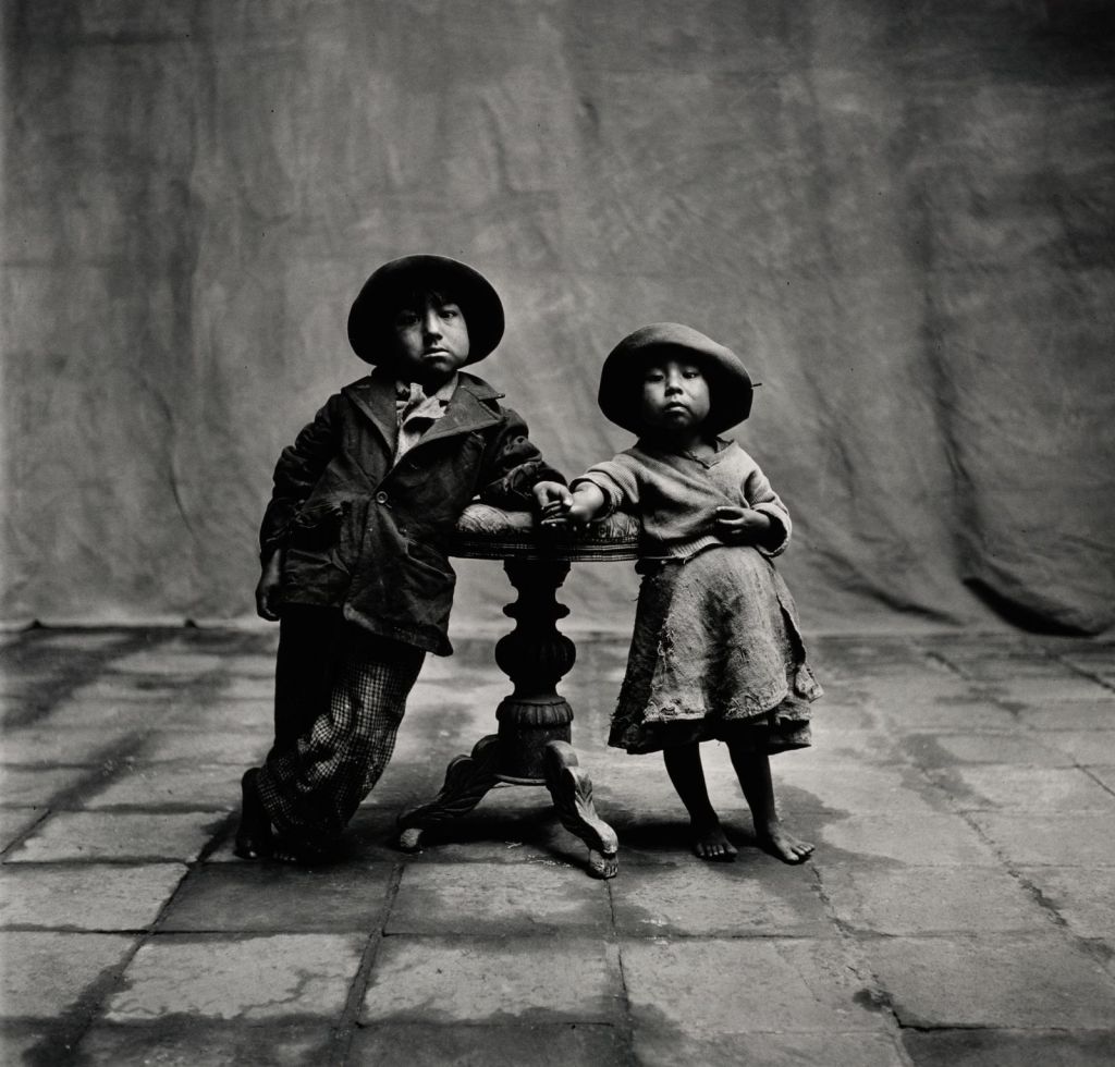 Cuzco children by Irving Penn