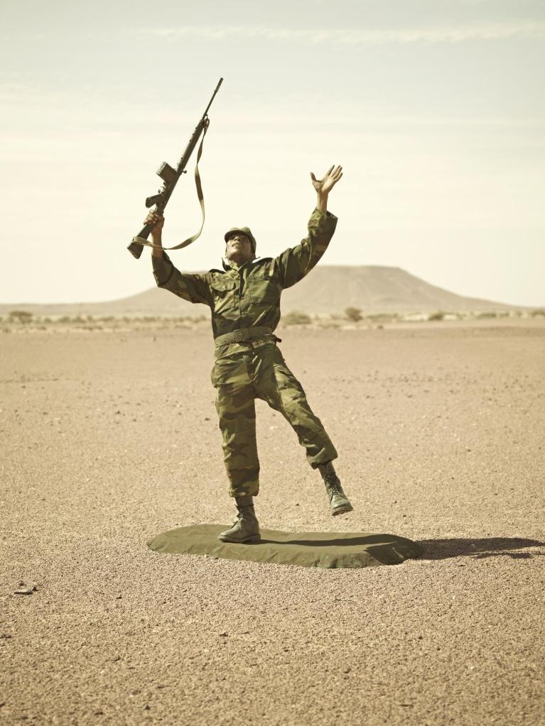 Simon Brann Thorpe. Toy soldiers. Western Sahara.